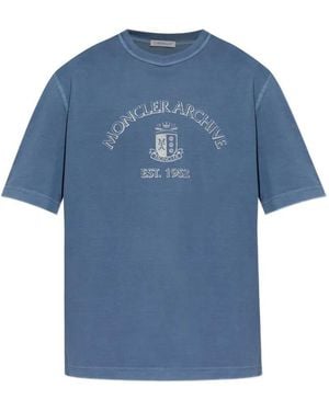 Moncler Ss T-Shirt - Blue