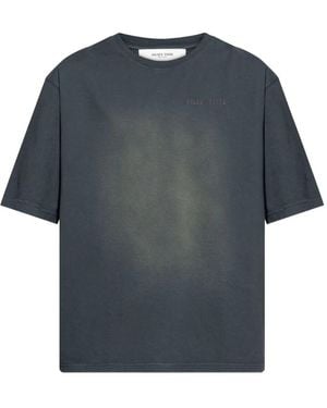 Golden Goose 'Journey' T-Shirt With Embroidery - Blue
