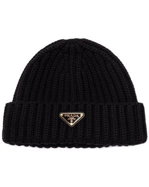 Prada Wool Beanie - Black