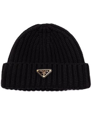 Prada Wool Beanie - Black