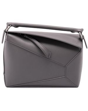 Loewe 'Puzzle Edge' Small Bag - Gray