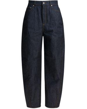 Givenchy "Raw Cocoon" Jeans - Blue