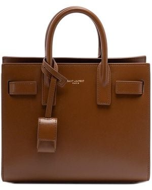 Saint Laurent 'Sac De Jour' Nano Bag - Brown