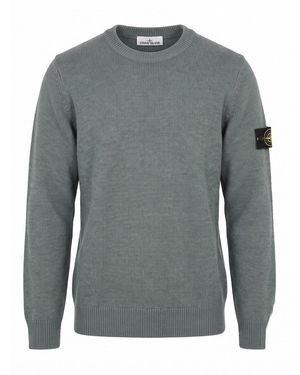 Stone Island Lambswool Crew Neck - Grey
