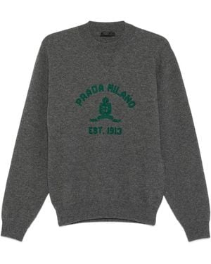 Prada Cashmere-Wool Jumper - Grey