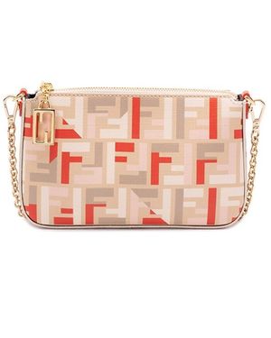 Fendi 'Ff Baguette' Pouch - Pink