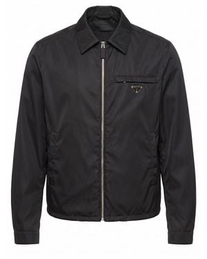Prada Re-Nylon Blouson Jacket - Black