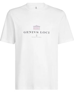 Brunello Cucinelli Crew-Neck T-Shirt - White