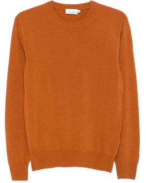 Altea Long Sleeve Crew-Neck Sweater - Orange