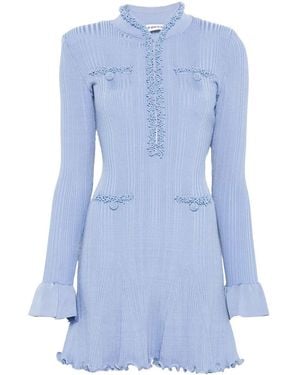 Self-Portrait Short Dress - Blue