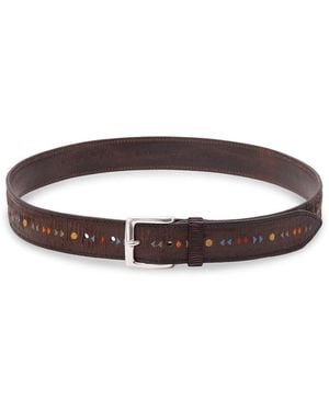 Orciani 'Blade Symbol' Belt - White