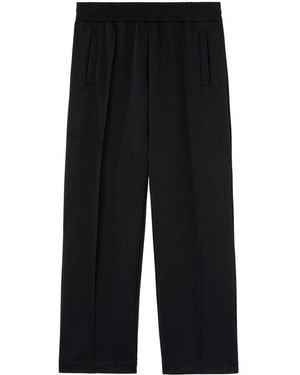 Palm Angels 'Back Curved Logo' Track Trousers - Black