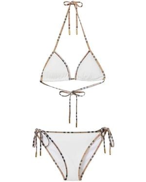 Burberry Polyamide Bikinis Eye - White