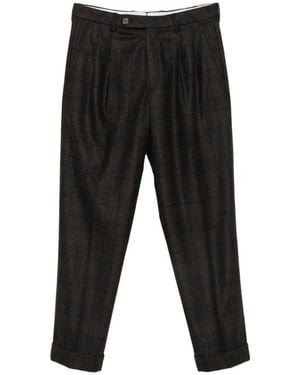 GTA 'Dante' Flanella 130's Trousers - Black
