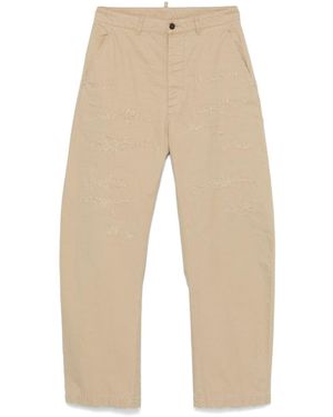 DSquared² Ripped Chino Pants - Natural