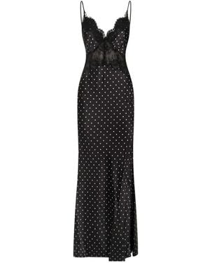 Self-Portrait Long Dresses - Black