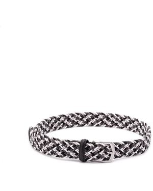 Anderson's Elastic Woven Belt - White