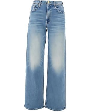 Mother 'The Spinner Zip Sneak' Jeans - Blue