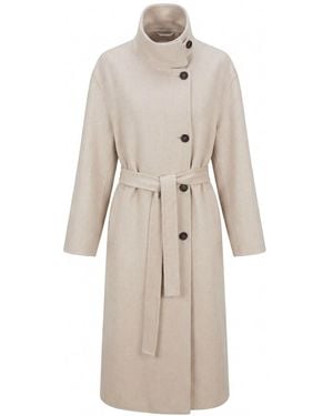 Brunello Cucinelli Cashmere Overcoat - Natural