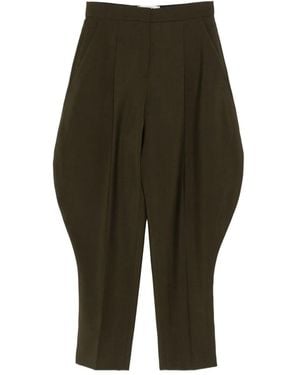 Fendi Wool Mohair Trousers - Green