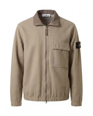 Stone Island Garment Dyed Shirt - Brown