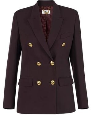 Elisabetta Franchi Jackets - Purple