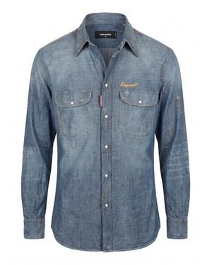 DSquared² Canadian Vintage Shirt - Blue