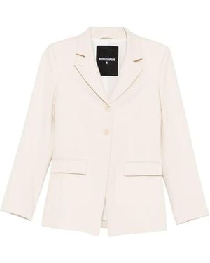 Patrizia Pepe Slim Tailored Blazer - White