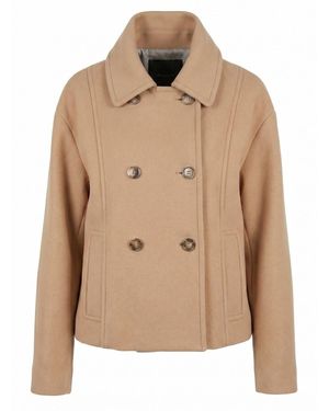 Pinko Craspedia Caban - Natural