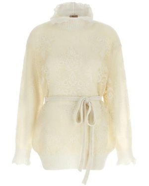 Twinset Round Neck Sweater - White