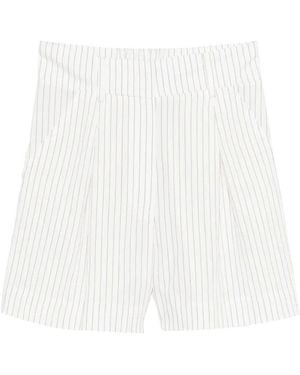 Patrizia Pepe Striped Shorts - White