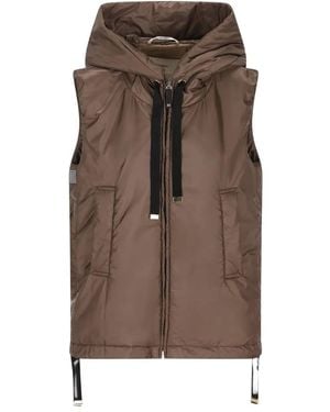 Max Mara 'Maxmara Thecube' 'Greengo' Padded Vest - Brown