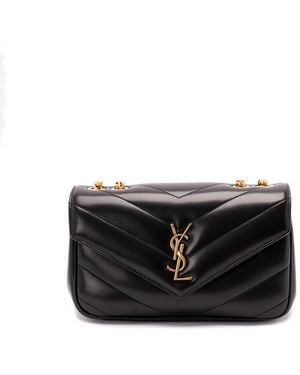 Saint Laurent 'Loulou' Small Bag - Black