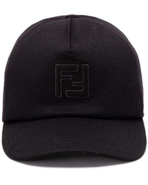 Fendi 'Ff' Baseball Cap - Black