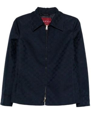 Gucci 'Gg' Jacket - Blue