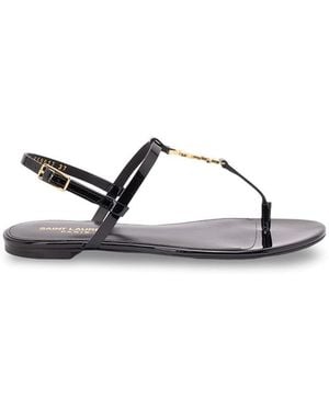 Saint Laurent 'Cassandra' Sandals - White