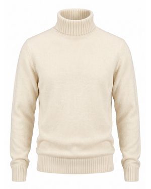 Piacenza 1733 Turtle Neck Jumper - Natural