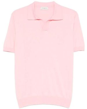 Piacenza 1733 'Sailor' Short Sleeve Polo - Pink