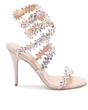 Rene Caovilla High Heel Sandals - Natural