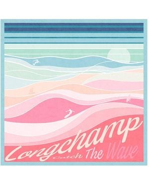 Longchamp 'En Plein Vague' Foulard - Pink