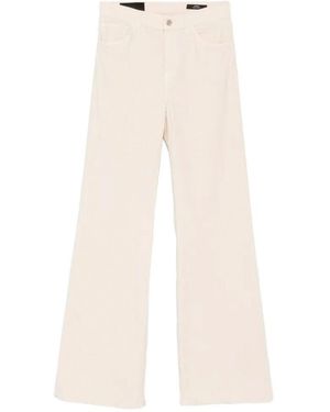 Dondup 'Amber' Wide Leg 5-Pocket Jeans - White