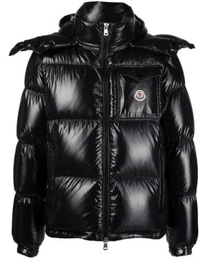 Moncler Montbeliard Hooded Short Down Jacket - Black
