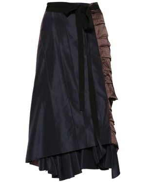 Prada Silk Skirt - Black