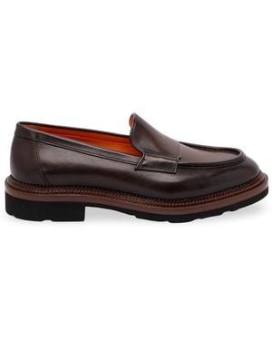 Santoni 'Groover' Loafers - White