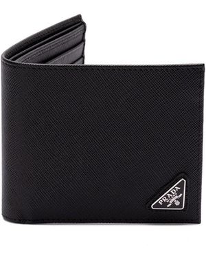 Prada Saffiano Leather Wallet - Black