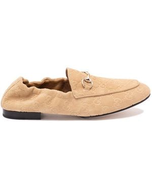 Gucci 'Jordaan' Loafers - Natural