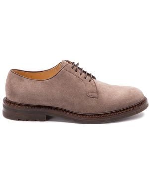 Brunello Cucinelli Suede Derbys - Brown