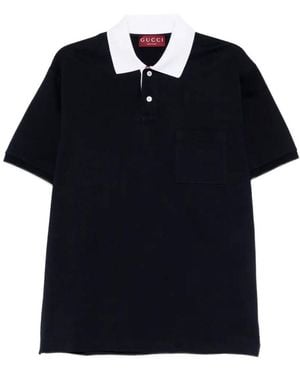 Gucci Short Sleeve Polo - Black