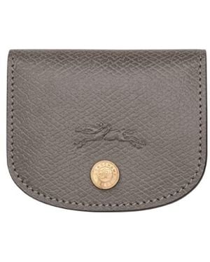 Longchamp 'Epure' Card Holder - Grey