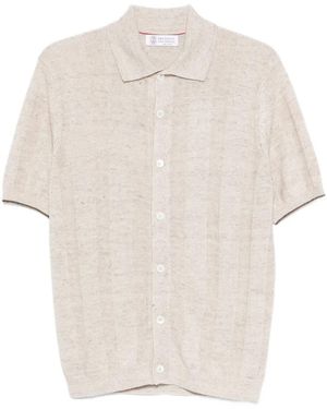 Brunello Cucinelli Short Sleeve Shirt - White